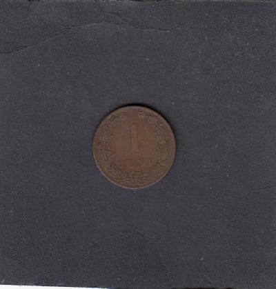 Beschrijving: 1 Cent WILHELMINA